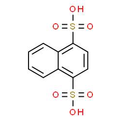 ChemSpider 2D Image | 1,4-Naphthalenedisulfonic acid | C10H8O6S2