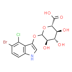 ChemSpider 2D Image | X-GLUC | C14H13BrClNO7
