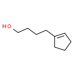 ChemSpider 2D Image | 4-(1-Cyclopenten-1-yl)-1-butanol | C9H16O