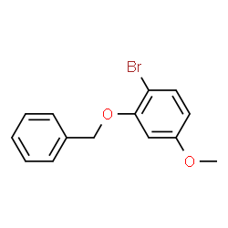 ChemSpider 2D Image | 2-(Benzyloxy)-1-bromo-4-methoxybenzene | C14H13BrO2