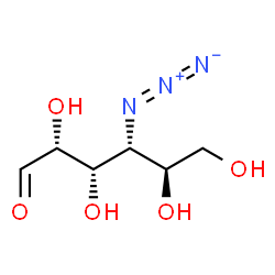 ChemSpider 2D Image | 4-Azido-4-deoxy-D-glucose | C6H11N3O5