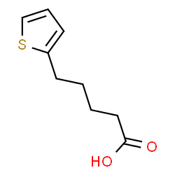 ChemSpider 2D Image | 5-(2-Thienyl)pentanoic acid | C9H12O2S