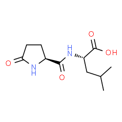ChemSpider 2D Image | 5-Oxo-L-prolyl-L-leucine | C11H18N2O4