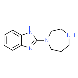ChemSpider 2D Image | 2-(1,4-Diazepan-1-yl)-1H-benzimidazole | C12H16N4