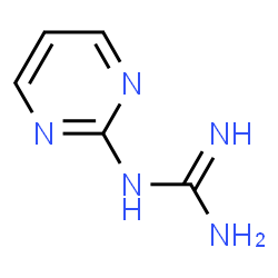 ChemSpider 2D Image | 1-(2-Pyrimidinyl)guanidine | C5H7N5