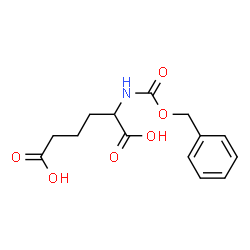 ChemSpider 2D Image | 2-{[(Benzyloxy)carbonyl]amino}hexanedioic acid | C14H17NO6