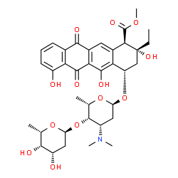 ChemSpider 2D Image | aclacinomycin S | C36H45NO13