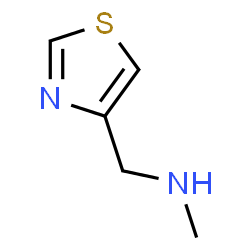 ChemSpider 2D Image | Methylthiazol-4-ylmethyl-amine | C5H8N2S