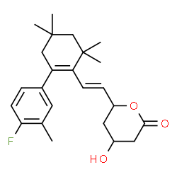 ChemSpider 2D Image | dalvastatin | C24H31FO3