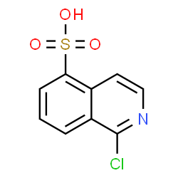 ChemSpider 2D Image | 1-Chloro-5-isoquinolinesulfonic acid | C9H6ClNO3S