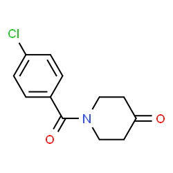 ChemSpider 2D Image | 1-(4-Chlorobenzoyl)-4-piperidone | C12H12ClNO2