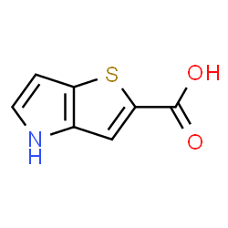 ChemSpider 2D Image | 4H-Thieno[3,2-b]pyrrole-2-carboxylic acid | C7H5NO2S