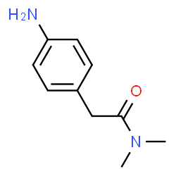ChemSpider 2D Image | 2-(4-Aminophenyl)-N,N-dimethylacetamide | C10H14N2O