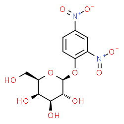ChemSpider 2D Image | 2,4-Dinitrophenyl Î²-D-galactopyranoside | C12H14N2O10