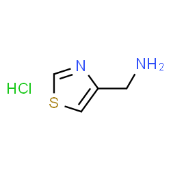 ChemSpider 2D Image | (thiazol-4-yl)methanamine hydrochloride | C4H7ClN2S