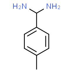 ChemSpider 2D Image | 1-(4-Methylphenyl)methanediamine | C8H12N2
