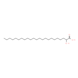 ChemSpider 2D Image | 2-Hydroxytricosanoic acid | C23H46O3