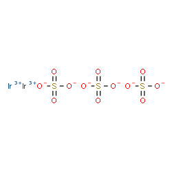 ChemSpider 2D Image | Iridium(3+) sulfate (2:3) | Ir2O12S3