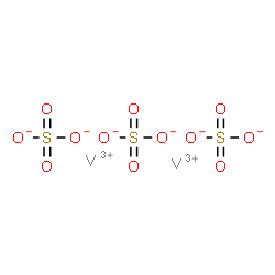 ChemSpider 2D Image | Vanadium(3+) sulfate (2:3) | O12S3V2