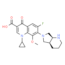 ChemSpider 2D Image | Moxifloxacin | C21H24FN3O4