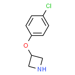 ChemSpider 2D Image | 3-(4-Chlorophenoxy)azetidine | C9H10ClNO