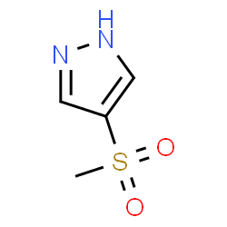 ChemSpider 2D Image | 4-Methanesulfonyl-1H-pyrazole | C4H6N2O2S