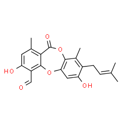 ChemSpider 2D Image | Mollicellin H | C21H20O6