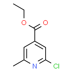 ChemSpider 2D Image | Ethyl 2-chloro-6-methylisonicotinate | C9H10ClNO2