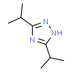 ChemSpider 2D Image | 3,5-Diisopropyl-1H-1,2,4-triazole | C8H15N3