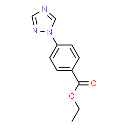 ChemSpider 2D Image | Ethyl 4-(1H-1,2,4-triazol-1-yl)benzoate | C11H11N3O2