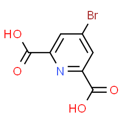 ChemSpider 2D Image | 4-Bromo-2,6-pyridinedicarboxylic acid | C7H4BrNO4