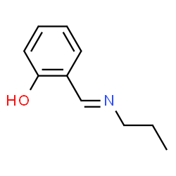 ChemSpider 2D Image | 2-[(E)-(Propylimino)methyl]phenol | C10H13NO