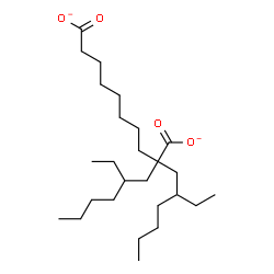 ChemSpider 2D Image | 2,2-Bis(2-ethylhexyl)decanedioate | C26H48O4