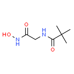 ChemSpider 2D Image | N-[2-(Hydroxyamino)-2-oxoethyl]-2,2-dimethylpropanamide | C7H14N2O3