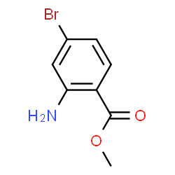 ChemSpider 2D Image | Methyl 2-amino-4-bromobenzoate | C8H8BrNO2