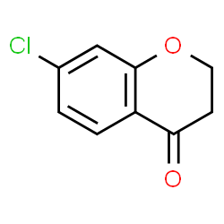 ChemSpider 2D Image | 7-Chloro-4-chromanone | C9H7ClO2