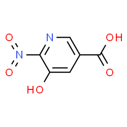 ChemSpider 2D Image | 5-Hydroxy-6-nitronicotinic acid | C6H4N2O5