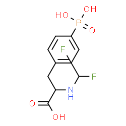 ChemSpider 2D Image | N-(Difluoromethyl)-4-phosphonophenylalanine | C10H12F2NO5P