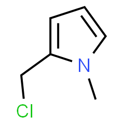 ChemSpider 2D Image | 2-(Chloromethyl)-1-methyl-1H-pyrrole | C6H8ClN
