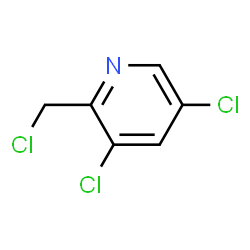 ChemSpider 2D Image | 3,5-Dichloro-2-(chloromethyl)pyridine | C6H4Cl3N