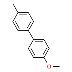ChemSpider 2D Image | 4-Methoxy-4'-methylbiphenyl | C14H14O