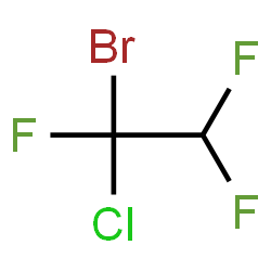 ChemSpider 2D Image | 1-Bromo-1-chloro-1,2,2-trifluoroethane | C2HBrClF3