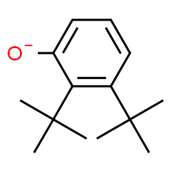 ChemSpider 2D Image | 2,3-Bis(2-methyl-2-propanyl)phenolate | C14H21O