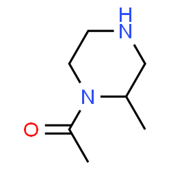 ChemSpider 2D Image | 1-(2-Methyl-1-piperazinyl)ethanone | C7H14N2O