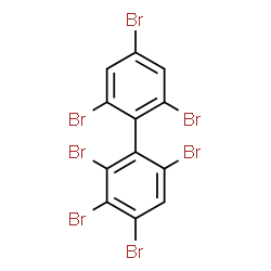 ChemSpider 2D Image | 2,2',3,4,4',6,6'-Heptabromobiphenyl | C12H3Br7