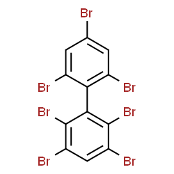 ChemSpider 2D Image | 2,2',3,4',5,6,6'-Heptabromobiphenyl | C12H3Br7