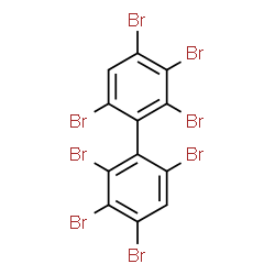 ChemSpider 2D Image | 2,2',3,3',4,4',6,6'-Octabromobiphenyl | C12H2Br8