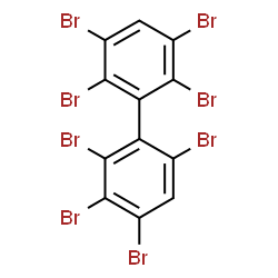 ChemSpider 2D Image | 2,2',3,3',4,5',6,6'-Octabromobiphenyl | C12H2Br8