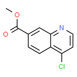 ChemSpider 2D Image | Methyl 4-chloro-7-quinolinecarboxylate | C11H8ClNO2