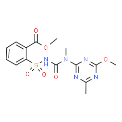 ChemSpider 2D Image | tribenuron-methyl [ANSI] | C15H17N5O6S